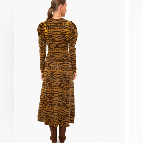 ULLA JOHNSON Desert Jasper Andromeda Dress Sz M - Picture 2 of 6